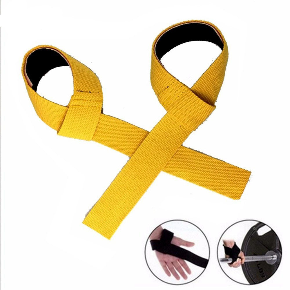 2pcs gym lifting straps