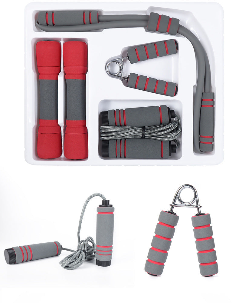 Women's Fitness Skipping Rope Spring Grip Chest Expander