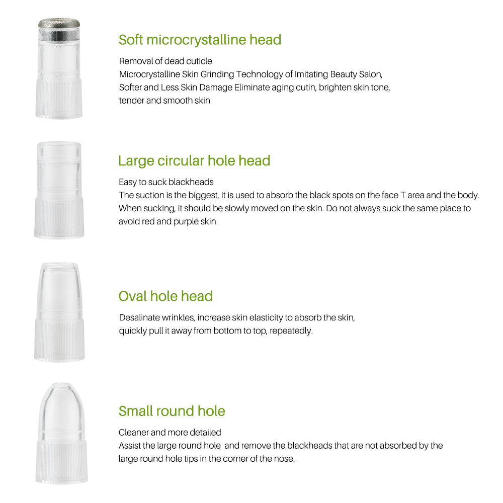 Electric pore suction acne removing device beauty cleaner