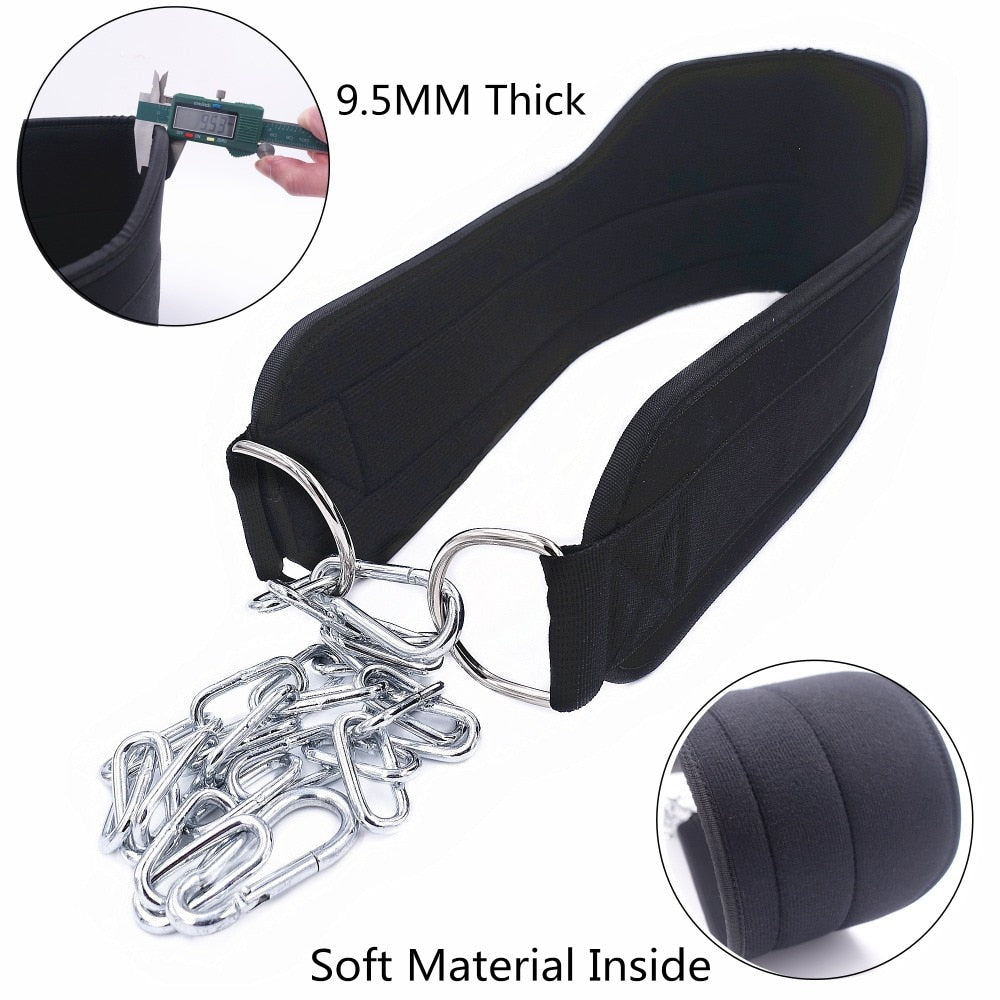 Dip Belt with Chain