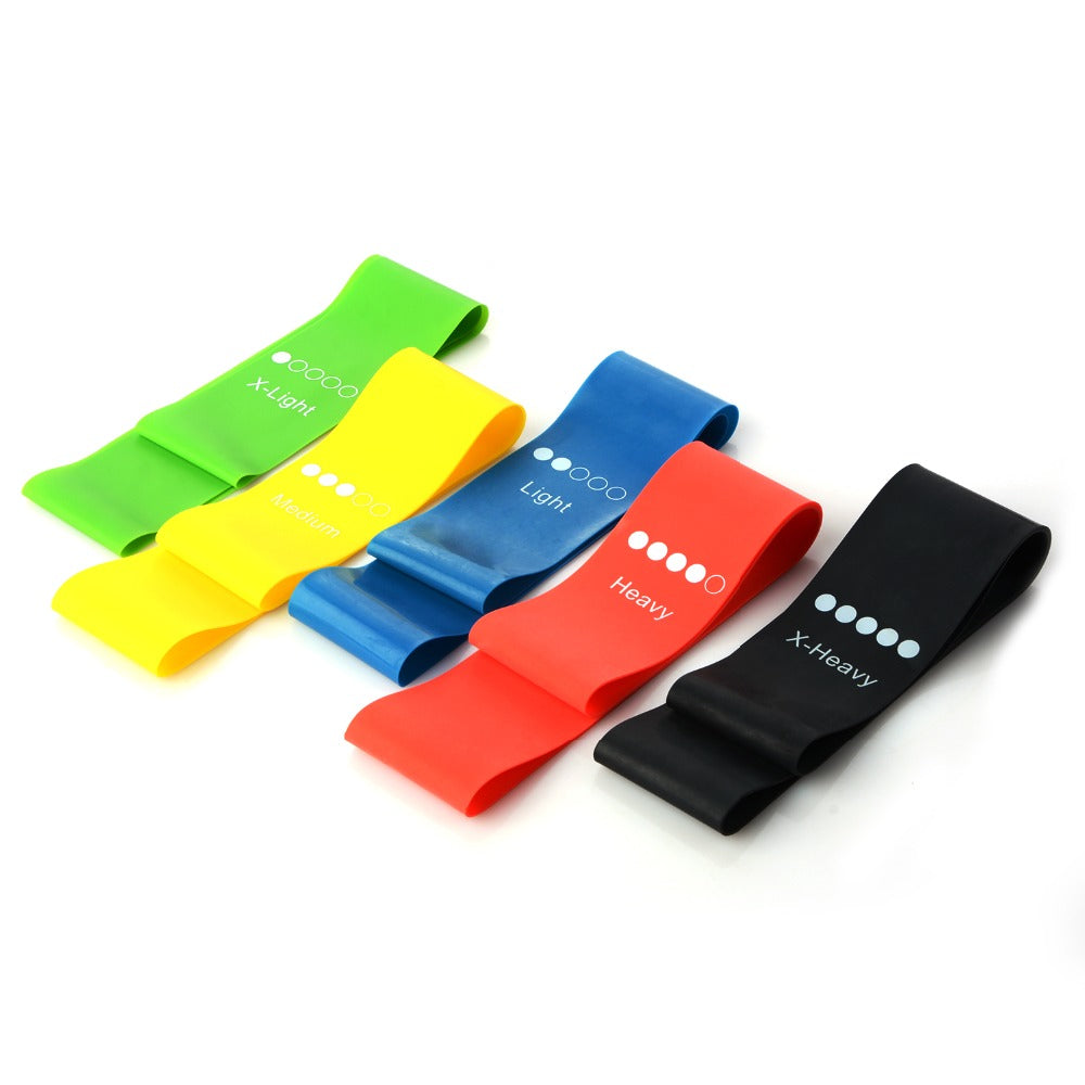 5 Resistance Rubber Bands