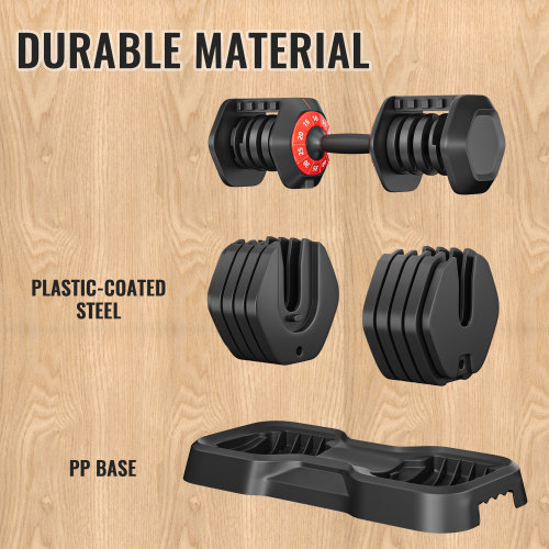 Adjustable dumbbell set, male and female