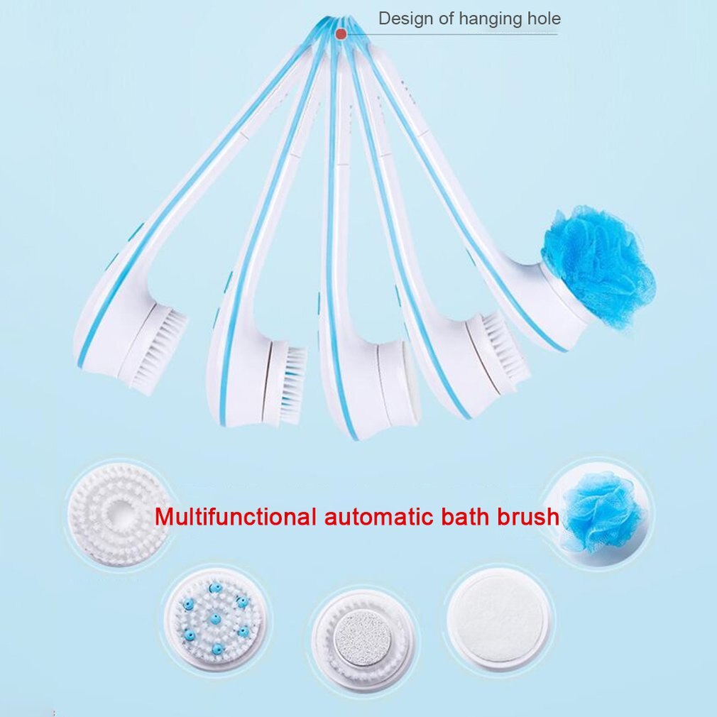 5 In 1 Electric Bath Shower Brush