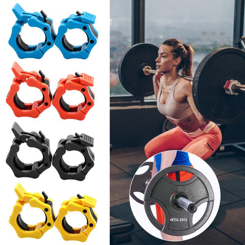 1 Pair Olympic 2" Spinlock Collars Barbell Collar