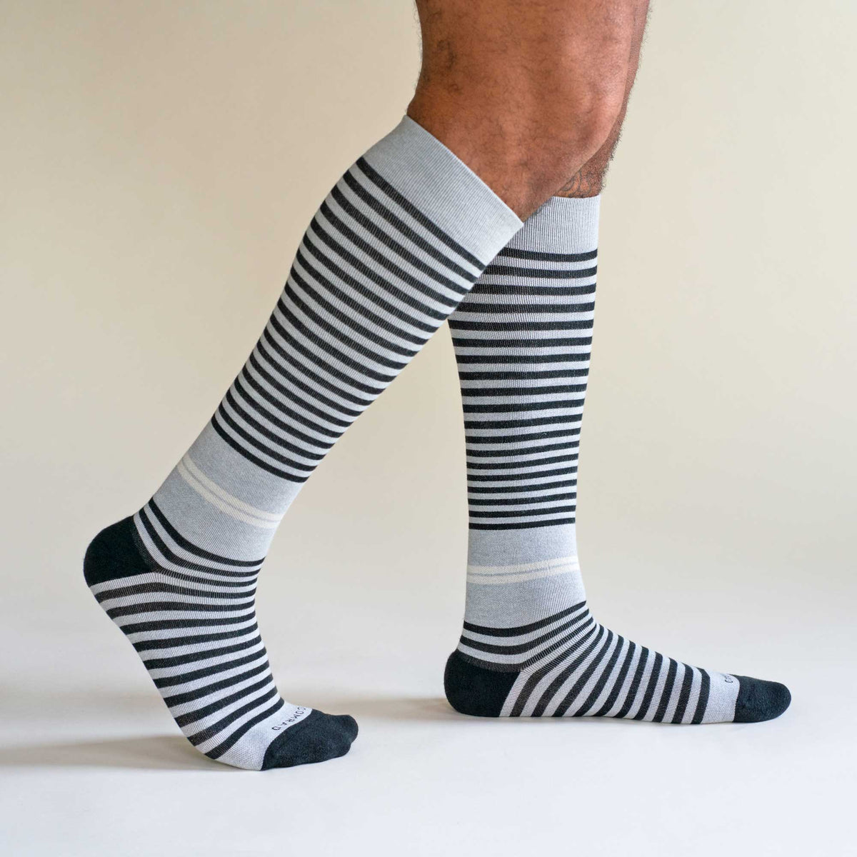 Cotton Compression Socks - Stripes