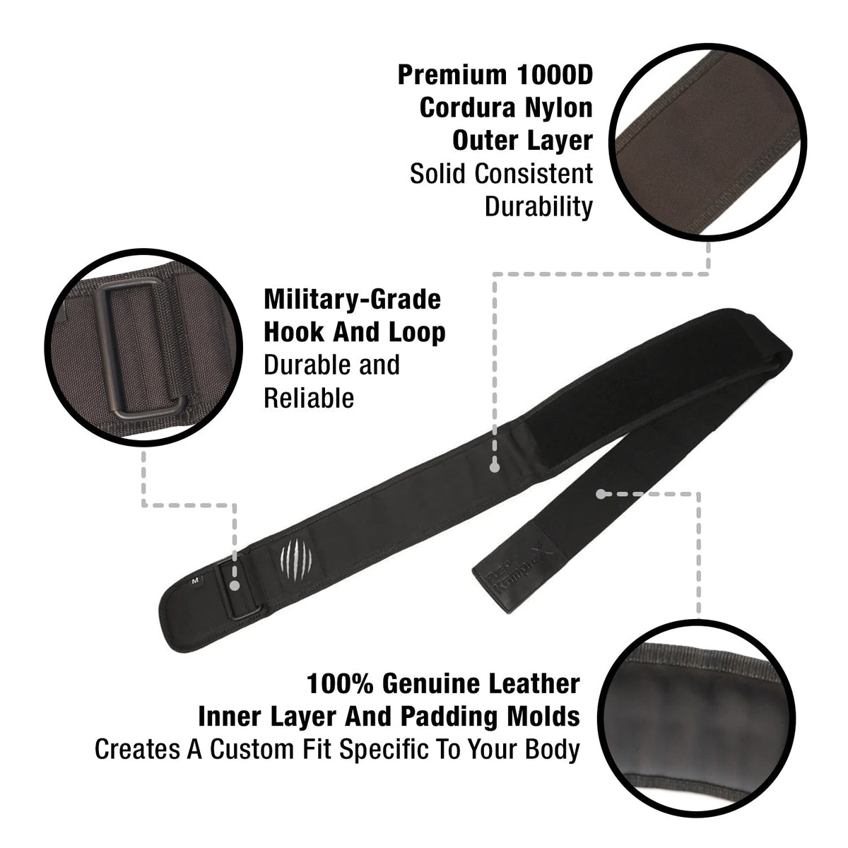 Leather Weightlifting Belt