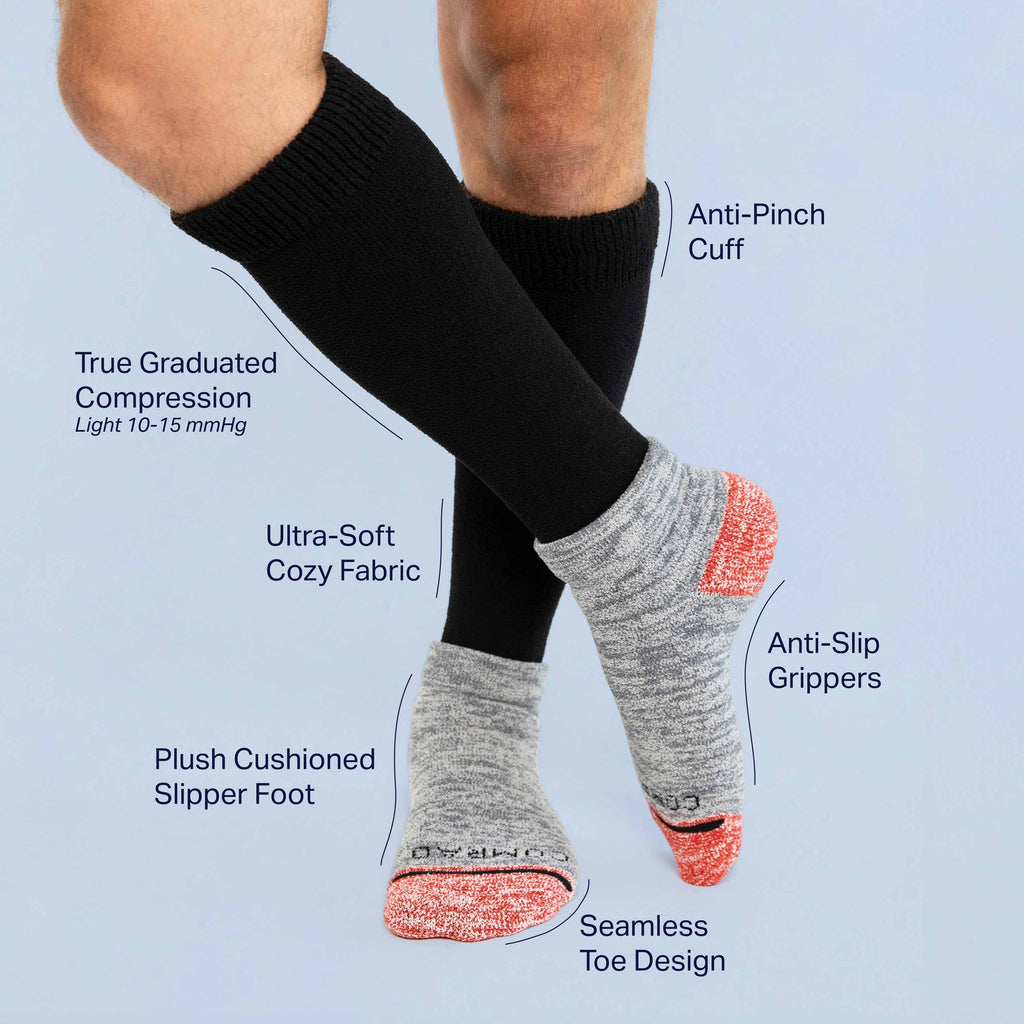 Grip Compression Slipper Socks