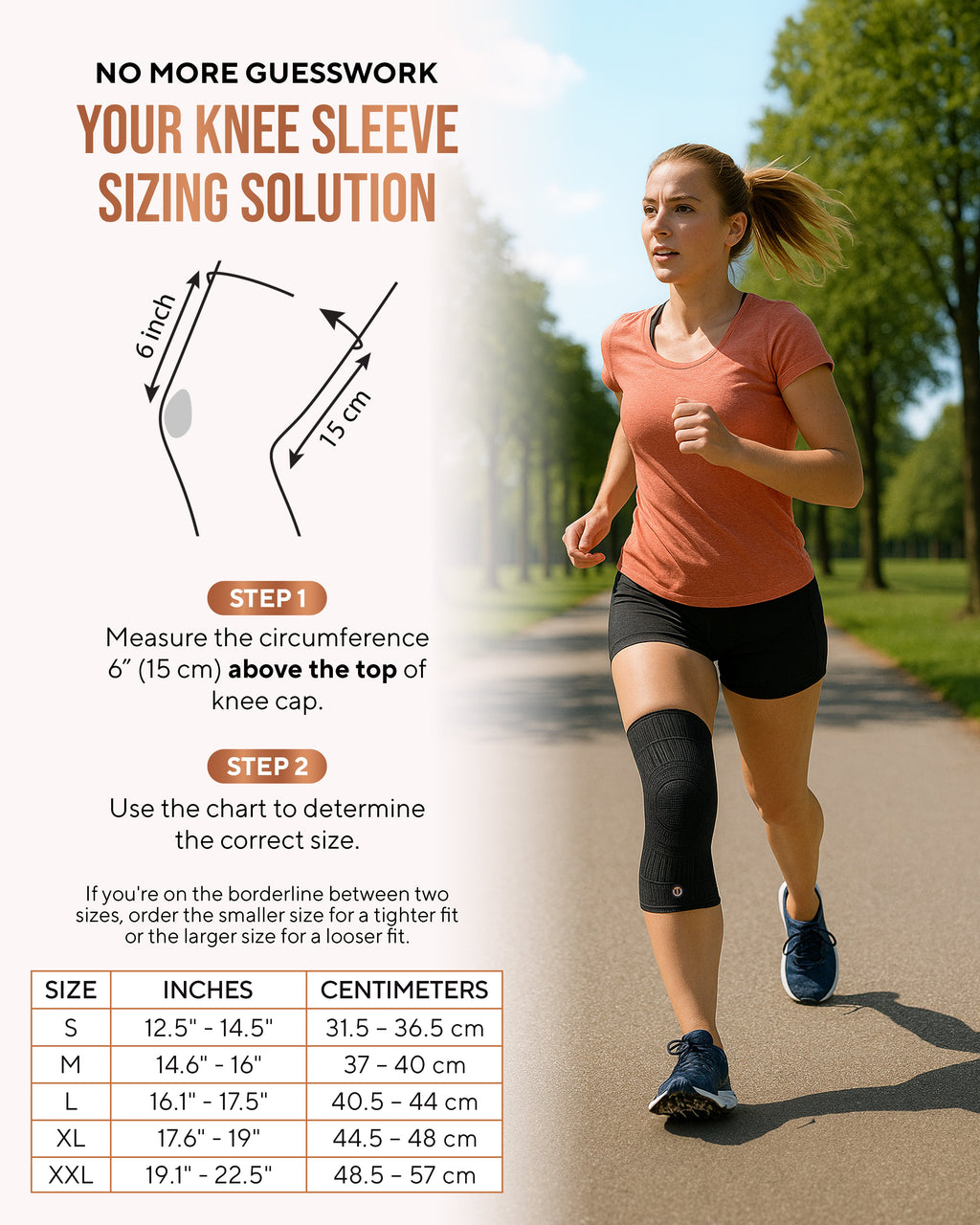 Copper Compression Knee Sleeves