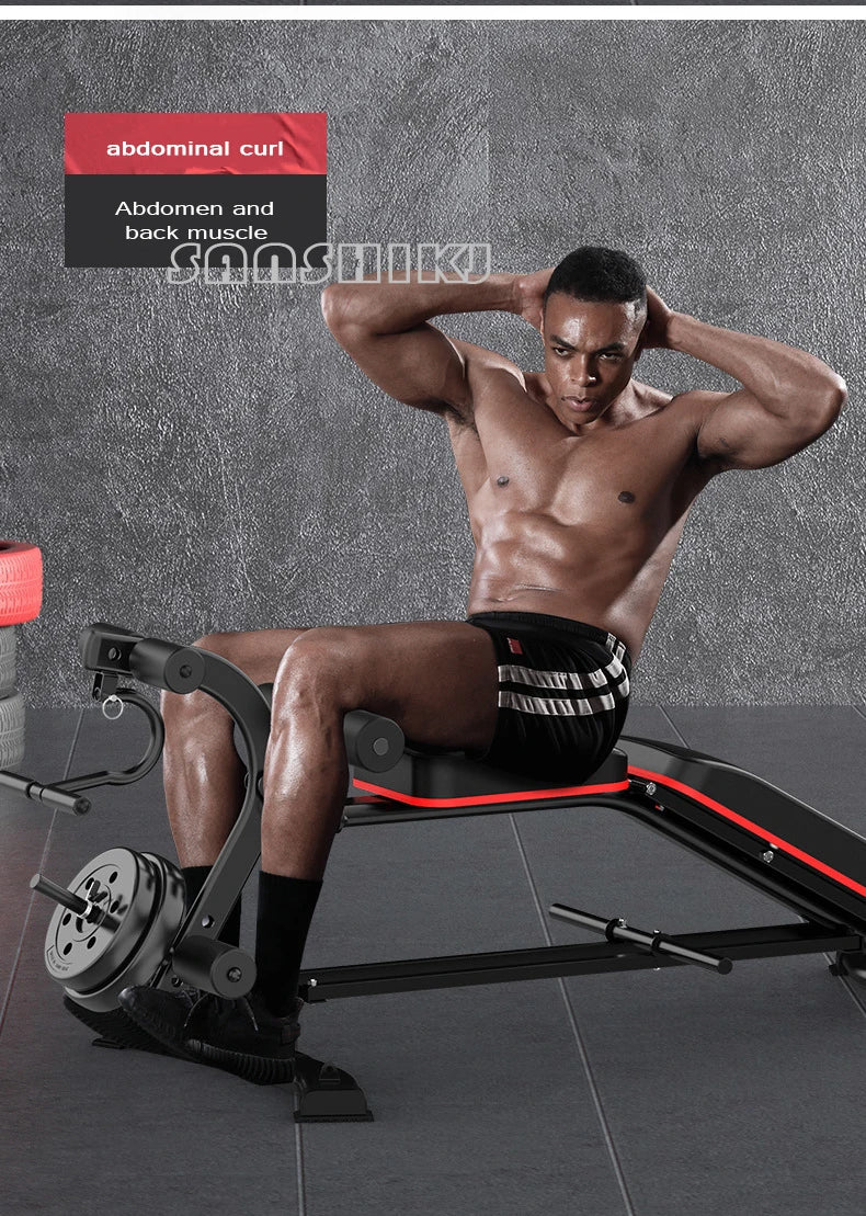 New Upgraded Multi-Function Weightlifting Bench