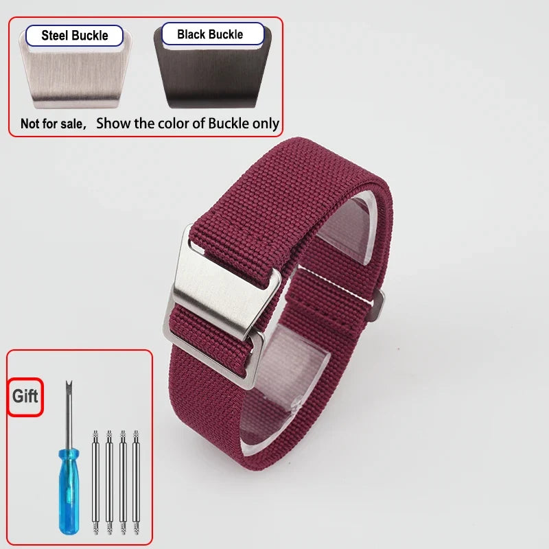 Elastic Nylon Watch Band