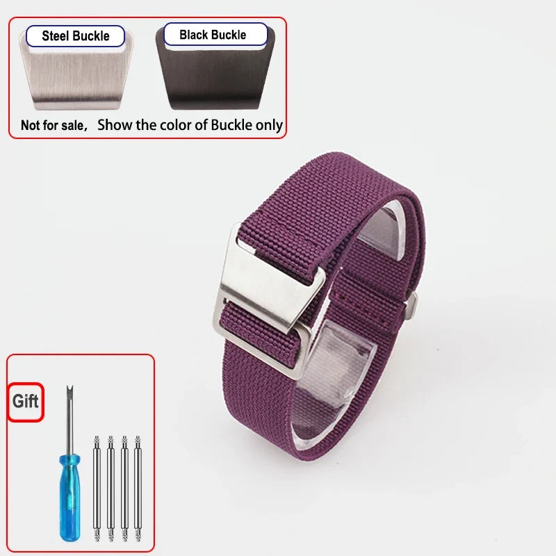 Elastic Nylon Watch Band