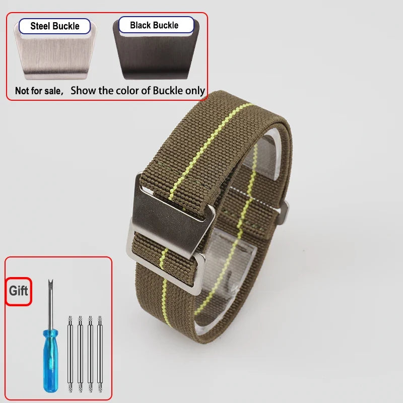 Elastic Nylon Watch Band