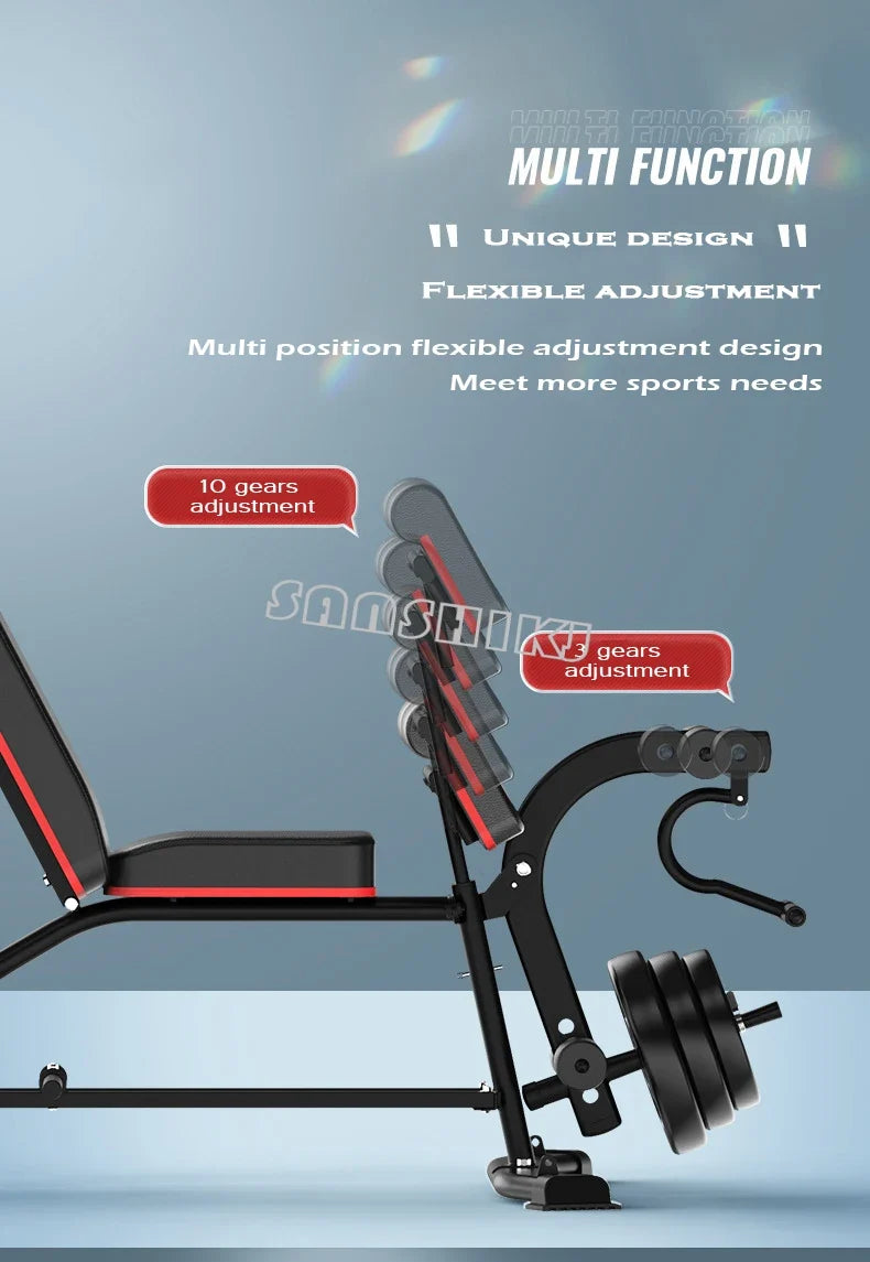 New Upgraded Multi-Function Weightlifting Bench