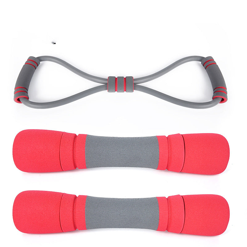 Women's Fitness Skipping Rope Spring Grip Chest Expander