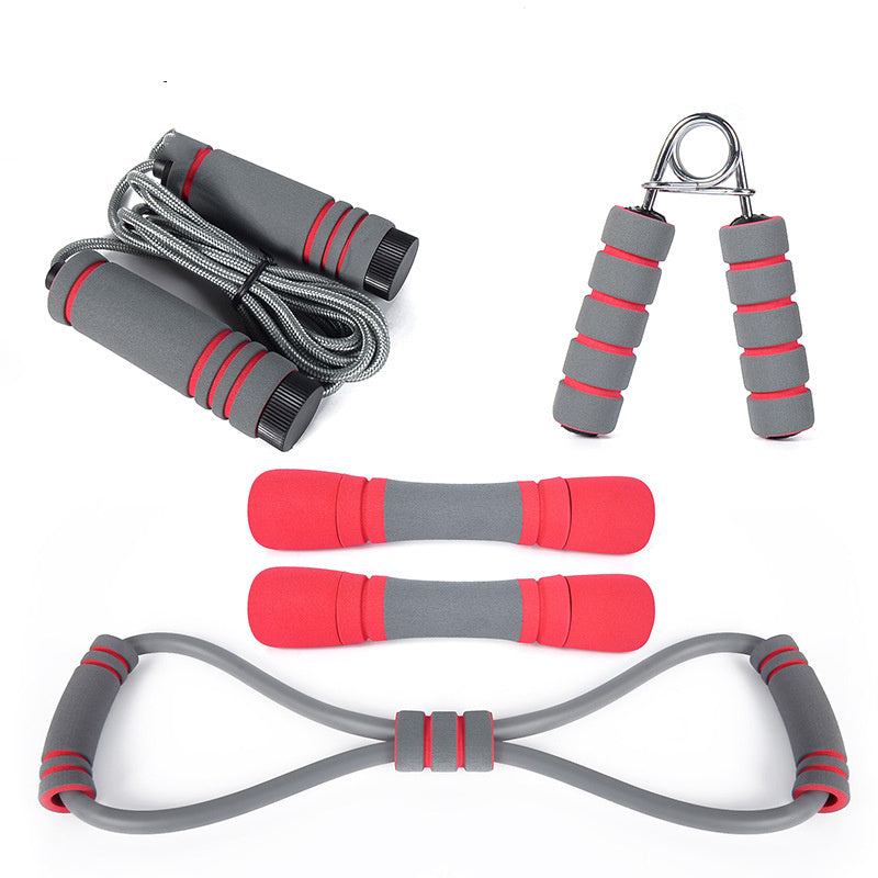 Women's Fitness Skipping Rope Spring Grip Chest Expander