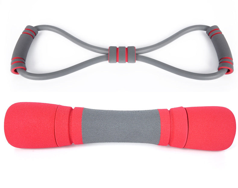 Women's Fitness Skipping Rope Spring Grip Chest Expander